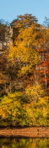 Crimson Colors Of Fall In Deep Creek Lake